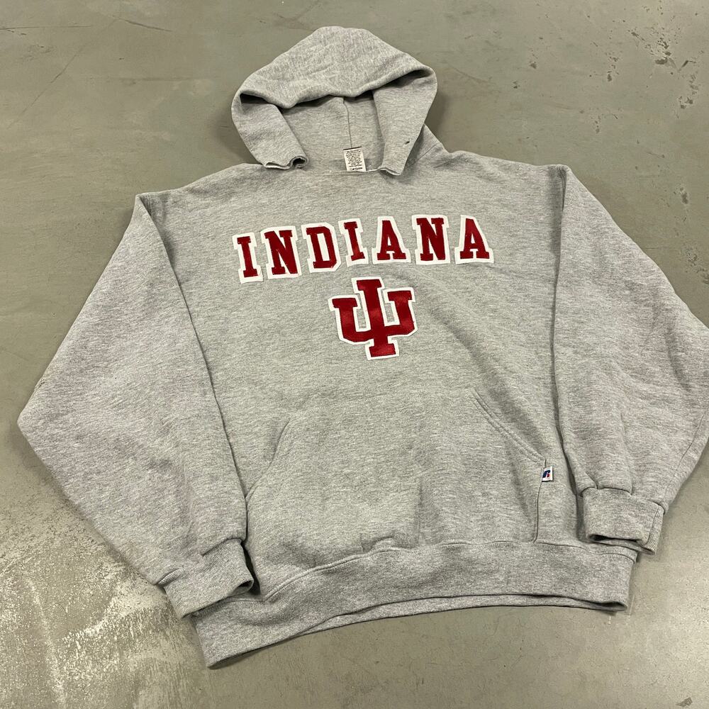 vintage y2k Russell athletic Indiana university hoodie